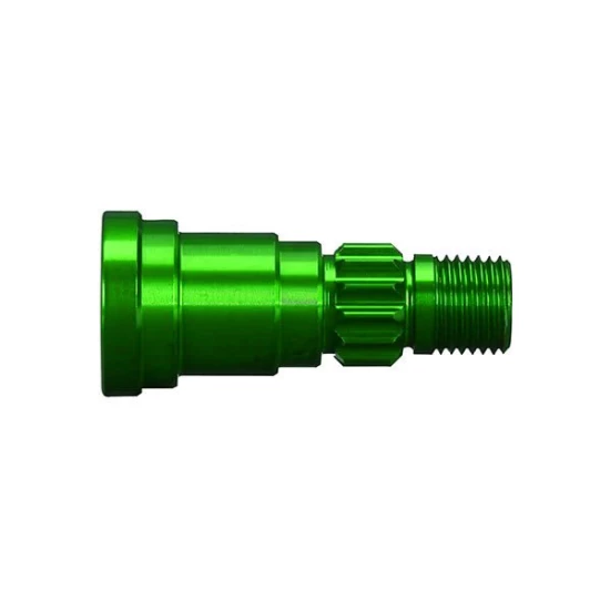 Groene aluminium wielas