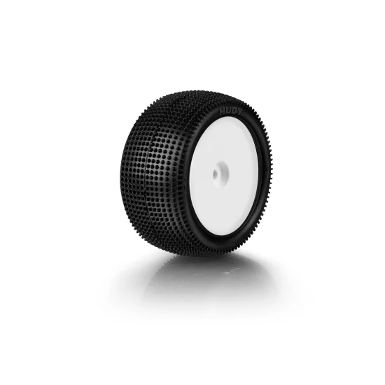 HUDY 1/10 OFF-ROAD PRE-GLUED TIRE 2WD/4WD REAR CARPET - 101 (2)
