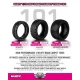 HUDY 1/10 OFF-ROAD PRE-GLUED TIRE 4WD FRONT CARPET - 101 (2)