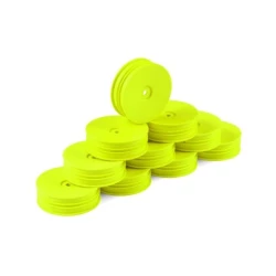 HUDY 1/10 OFF-ROAD WHEEL - 2WD – FRONT – NARROW – YELLOW (10)