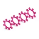 HUDY 1/8 OFF-ROAD TIRE MOUNTING BAND - OCTOPUS - PURPLE (4)