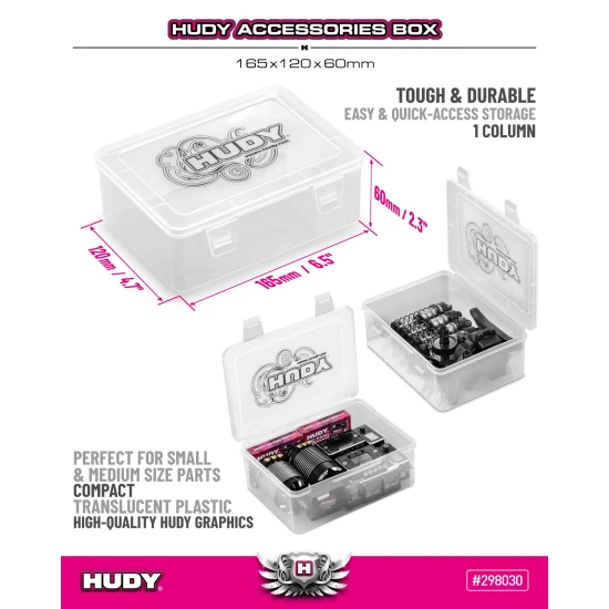 HUDY ACCESSORIES BOX 165x120x60MM