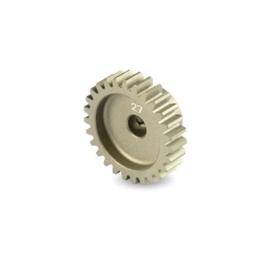 HUDY ALU ULTRA-LIGHT PINION GEAR - HARD COATED -  27T / 48