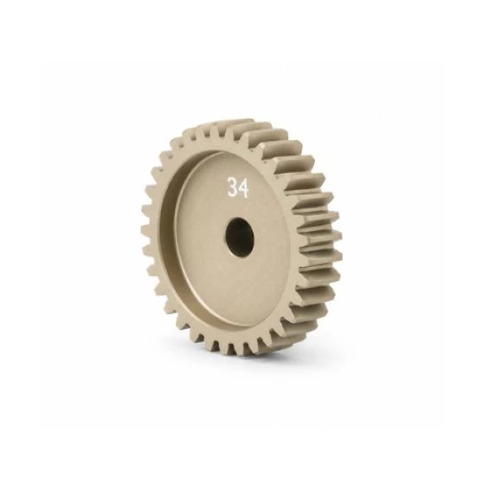 HUDY ALU ULTRA-LIGHT PINION GEAR - HARD COATED -  34T / 48