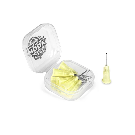HUDY GLUE TIP NEEDLE 0.8MM - STRAIGHT (10)