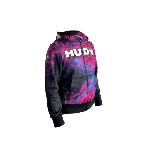 HUDY SWEATER HOODED WITH ZIPPER - HD GRAPHICS (M)