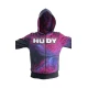 HUDY SWEATER HOODED WITH ZIPPER - HD GRAPHICS (XS)