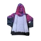 HUDY Sweater met capuchon en rits - HD Graphics (XXL)