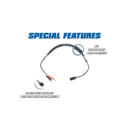 LRP - Oplaadkabel - 50 cm - XT60 / BEC