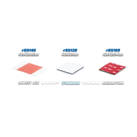 LRP - Doublesided Tape Pads - 40x40x2.4mm (10pcs)