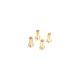 LRP - WorksTeam - 4mm gouden connectors - 14mm lengte (4 stuks)