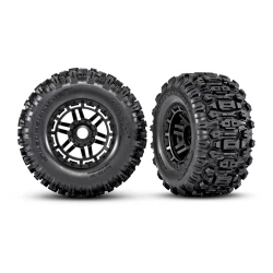 Maxx 2,8 zwarte velgen & Sledgehammer-banden (2)