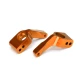 Oranje aluminium axle carriers (L&R)