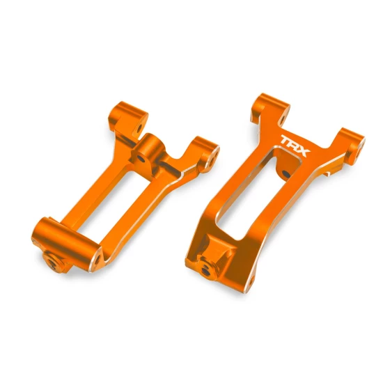 Caster blocks (c-hubs), 6061-T6 aluminum (orange-anodized), left & right/ 3x8mm BCS (with threadlock) (6)