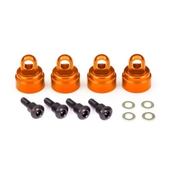 Oranje aluminium schokdemperdoppen (4)