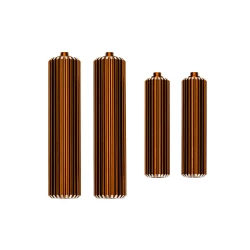Reservoirs, shocks (6061-T6 aluminum, orange-anodized) (front (2), rear (2))