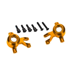 Oranje aluminium stuurblokken (L&R)