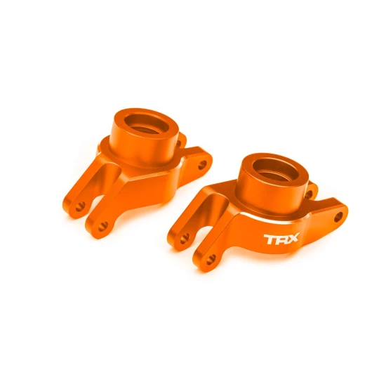 Orange Aluminum Stub Axle Carriers (L&R)