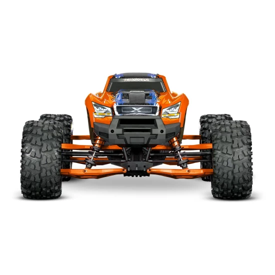Suspension Kit, X-Maxx WideMAXX, Orange, (Includes Front & Rear Suspension Arms, Front Toe Links, Shock Springs, Driveshafts)