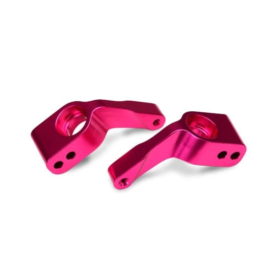Roze aluminium axle carriers (L&R)