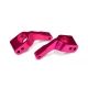 Roze aluminium axle carriers (L&R)