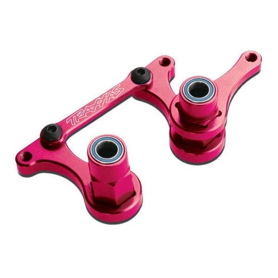 Roze aluminium stuurhevels