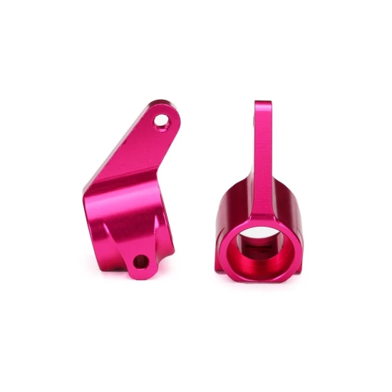 Roze aluminium stuurblokken (L&R)