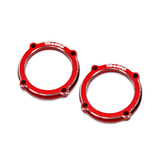 Retainer, LED light pod (red-anodized 6061-T6 aluminum) (2)