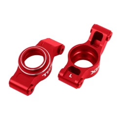 Carriers, stub axle (red-anodized 6061-t6 aluminum) (left & right)