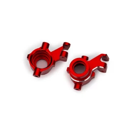 Rode aluminium stuurblokken (L&R)