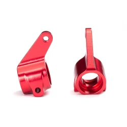 Rode aluminium stuurblokken (L&R)