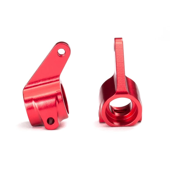 Rode aluminium stuurblokken (L&R)