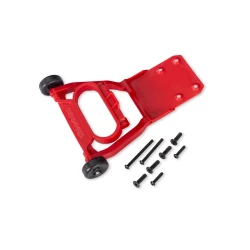 Wheelie bar, assembled (red, non-adjustable) (fits Stampede, Rustler, Bandit series) (for use with #3695A or 3695X transmission)
