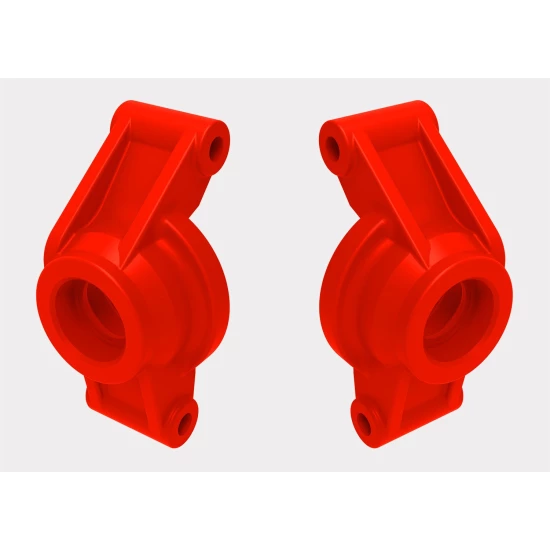 Rode stub axle carriers (links en rechts)