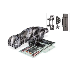Body, Rustler (also fits Rustler VXL), ProGraphix (graphics are printed, requires paint & final color application)/ decal sheet (for clipless mounting)
