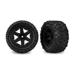 Tires & wheels, assembled, glued (2.8