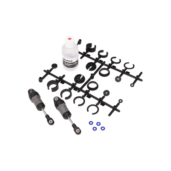 Short Gray Ultra Shocks with Springs (2)