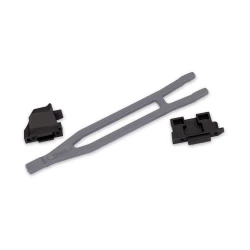 Battery hold-down (1)/ hold-down retainer, front & rear (slate gray) (1 each)