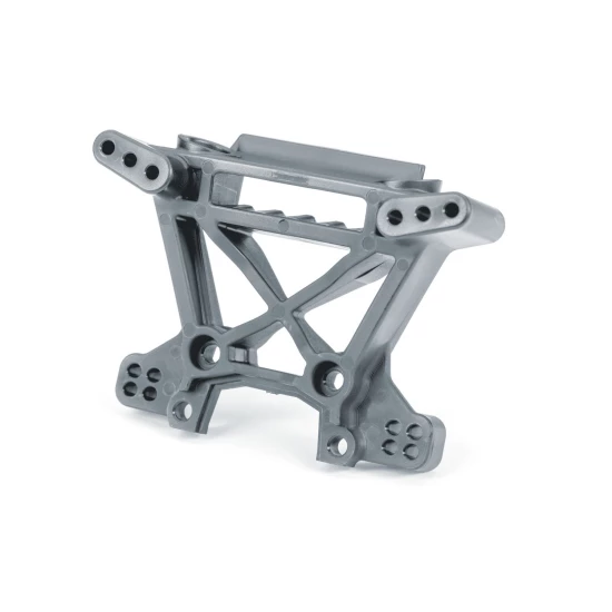 Shock tower, front, extreme heavy duty, slate gray (for use with #9080 upgrade kit)