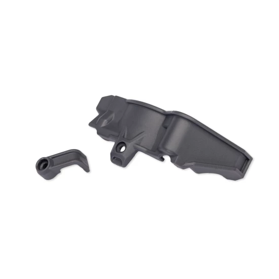 Cover, gear/ wire retainer (slate gray)