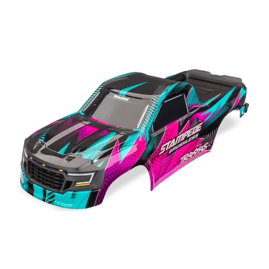 Stampede 2WD Brushless Roze Cliploze Carrosserie