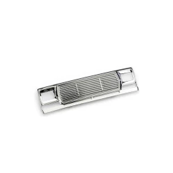 Front grille, 1/18 scale TRX-4MT  Bigfoot  No. 1/ tailgate panel (blue)/ LED lenses (rear, left & right) (fits #9812 body)