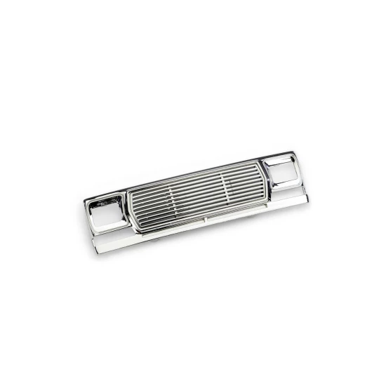 Front grille, 1/18 scale TRX-4MT  Bigfoot  No. 1/ tailgate panel (blue)/ LED lenses (rear, left & right) (fits #9812 body)