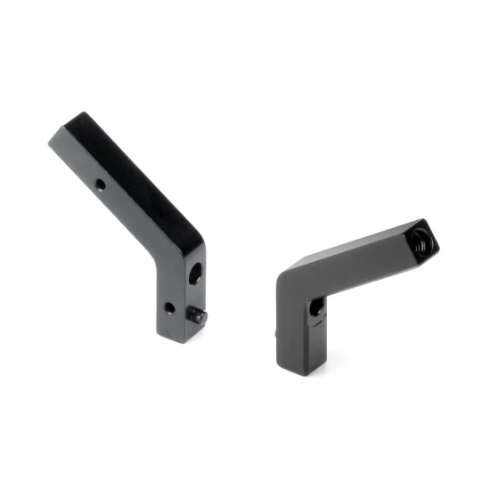 X4 ALU SHOCK HOLDER REAR FIXED FOR UNI BULKHEADS (2)
