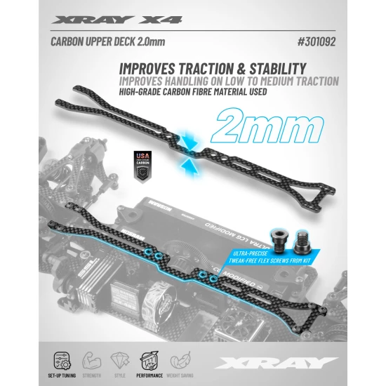 X4'26 GRAPHITE UPPER DECK 2.0MM