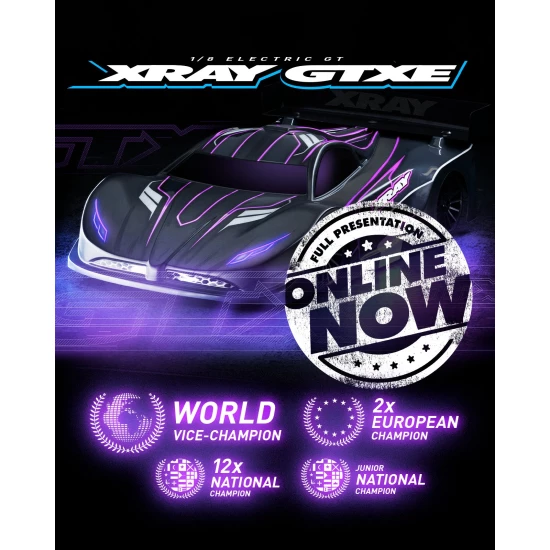 XRAY GTXE’27 - 1/8 Electric On-Road GT Car