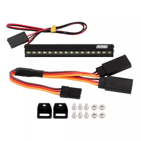 INJORA 16LED Metal Roof Light with Y wire for 1/18 TRX4M Defender