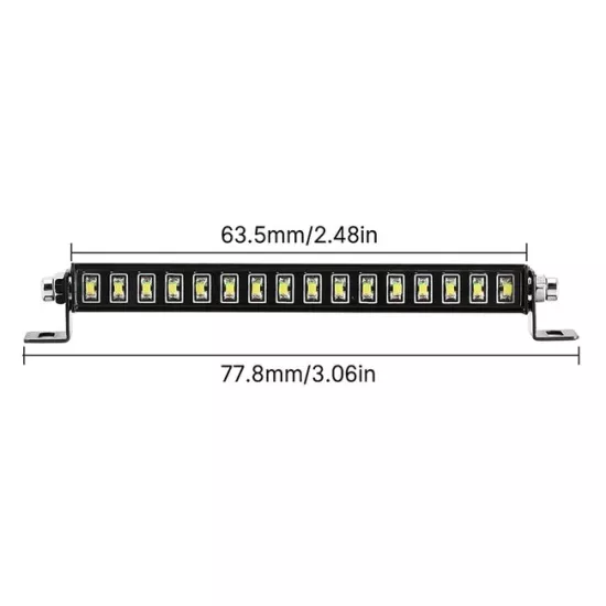 INJORA 16LED Metal Roof Light with Y wire for 1/18 TRX4M Defender
