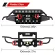 INJORA Metal Front Rear Tube Bumpers with Y wire for 1/18 TRX4M Bronco