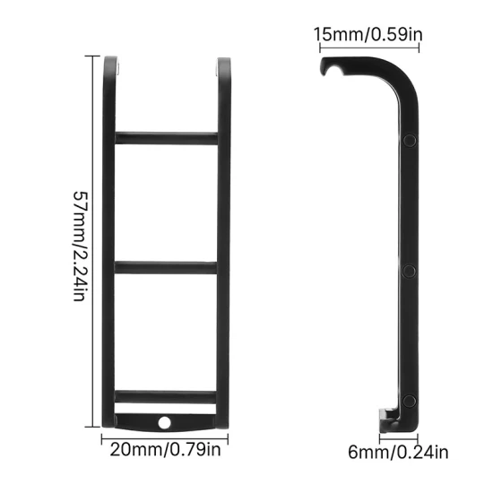 INJORA Metalen Mini Zijladder Voor 1/18 TRX4M Defender